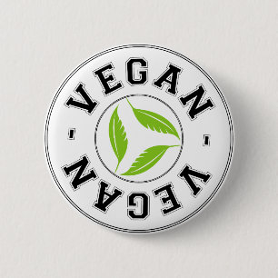 Veganes Sportlogo Button