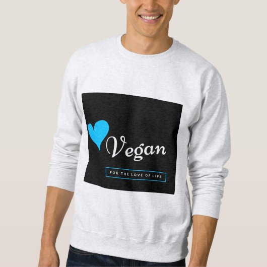 Veganes Sweatshirt für Männer/Frauen - Liebeleben (Vorderseite)