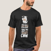 Veganes Thirt Nicht Lactose Intoleranz Babykuh T-Shirt (Vorderseite)