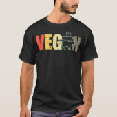 Veganes Tier Lover Vegetarischer Feinschmecker für T-Shirt (Vorderseite)