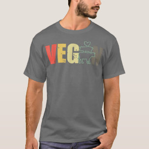 Veganes Tier Lover Vegetarischer Feinschmecker T-Shirt