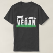 Veganes Vegetarisches Klimaschutzprogramm für Tier T-Shirt (Design vorne)