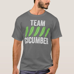 Veganes Vegetarisches Team Cucumber Gemüses Veggie T-Shirt