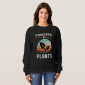 Veganes Vegetarisches Veganismus Gemüse Veggie Ges Sweatshirt (Vorne ganz)
