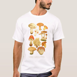 Veganes Vintages Pilz T-Shirt