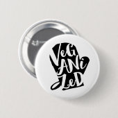 Veganisierte Vegane Hintergrundfarbe Button (Vorne & Hinten)