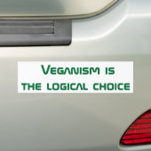 Veganism ist ein froward. Evolutionsschritt Autoaufkleber (Auf Auto)