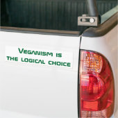 Veganism ist ein froward. Evolutionsschritt Autoaufkleber (Auf Lkw)
