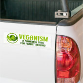 Veganismus Autoaufkleber (Auf Lkw)