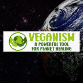 Veganismus Autoaufkleber