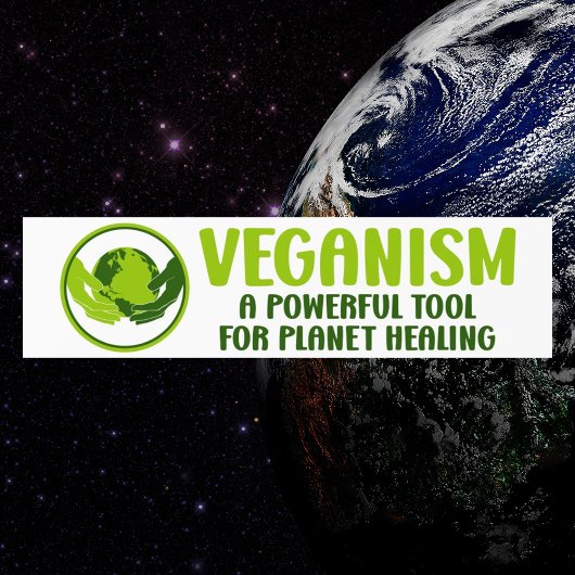 Veganismus Autoaufkleber