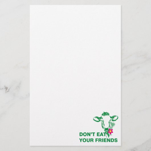 Veganismus Flyer (Vorne)