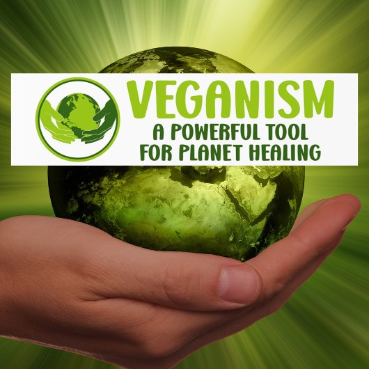 Veganismus, gut für dich, besser für alle, Aktivis Autoaufkleber