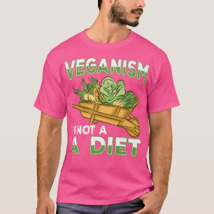 Veganismus ist keine Diät Meme Vegane Pflanze Powe T-Shirt