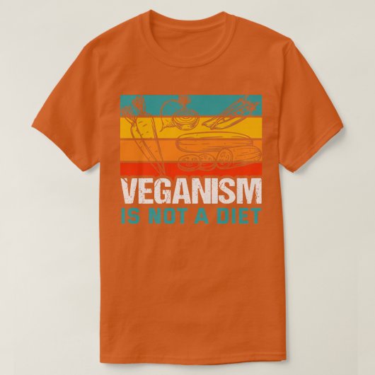 Veganismus ist keine Diät Meme Vegane Pflanze Powe T-Shirt (Design vorne)