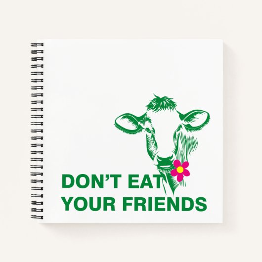 Veganismus Notizblock (Vorderseite)