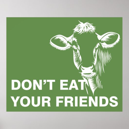 Veganismus Poster (Vorne)
