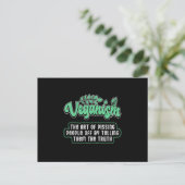 Veganismus Vegan Vegetarisches Gemüse Geschenk Ide Postkarte (Stehend Vorderseite)