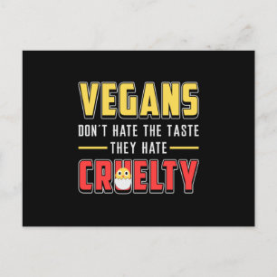 Veganismus Vegetarisches Veganes Gemüse Geschenk I Postkarte