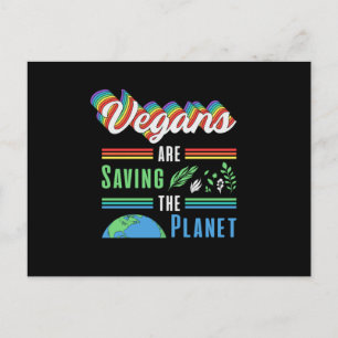 Veganismus Veggie Gemüse Vegane Tiere Geschenk Ide Postkarte