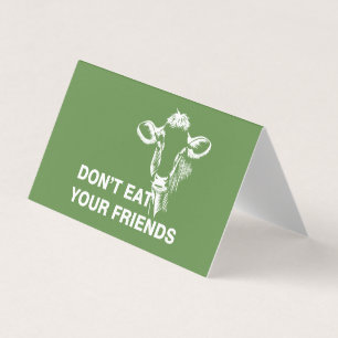 Veganismus Visitenkarten