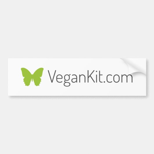 VeganKit Autoaufkleber (Vorne)