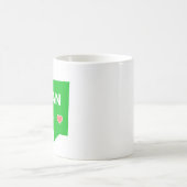 Vegano durch die Tiere | for Vegan animals Kaffeetasse (Mittel)