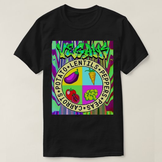 Vegans 3 T-Shirt (Design vorne)