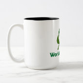 Vegans Day Zweifarbige Tasse (Links)