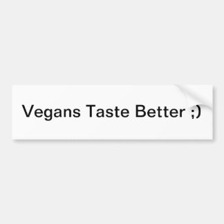 Vegans-Geschmack besser;) Autoaufkleber