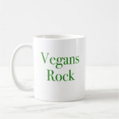Vegans Rock Kaffeetasse (Links)