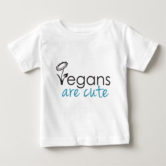 Vegans sind niedlich - fertigen Anwälte Baby T-shirt (Vorderseite)