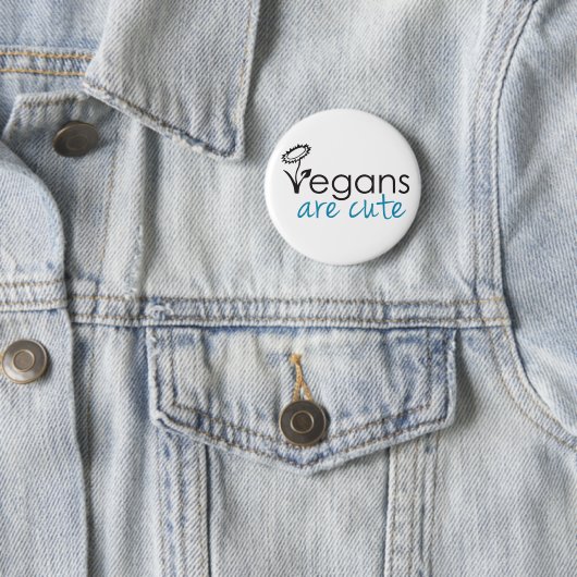 Vegans sind niedlich - fertigen Anwälte Button (Beispiel)
