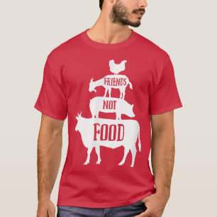 Veganuary Friends Not Food World Vegan Monat Veget T-Shirt