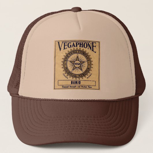 Vegaphone Strings Trucker-Mütze Truckerkappe (Vorderseite)