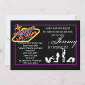 Vegas 21 einladung (Vorderseite)