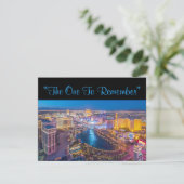 Vegas 40. Geburtstag Einladung (Stehend Vorderseite)