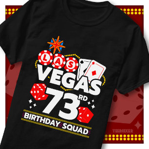 Vegas 73. Geburtstags-Squad-Casino-Party zum passe T-Shirt