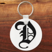 Vegas alte englische "D"-Schlüsselkette Schlüsselanhänger (Vorderseite)