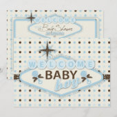 Vegas-Baby-Einladungs-Karte Einladung (Vorne/Hinten)