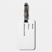 Vegas-Baby! Gepäckanhänger - Redheadversion (Rückseite vertikal)