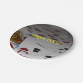 "Vegas, Baby" Party-Teller Pappteller (Schrägansicht)