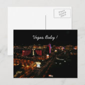 vegas baby ! postkarte (Vorne/Hinten)