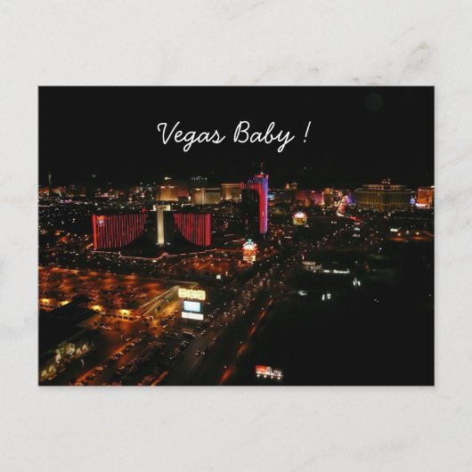 vegas baby ! postkarte (Vorderseite)
