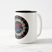 Vegas, Baby! Zweifarbige Tasse (VorderseiteRechts)