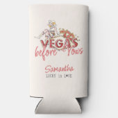 Vegas Before Vows Casino Selters Dosenkühler (Rückseite)