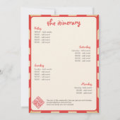 Vegas Before Vows Modern Lucky Casino Einladung (Rückseite)