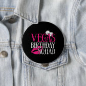 Vegas Birthday Party Group Gift Vegas Squad Button (Beispiel)