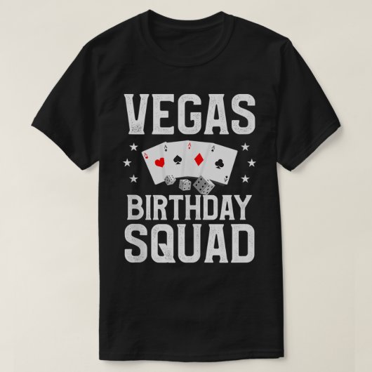 Vegas Birthday Squad Las Vegas Matching Group Part T-Shirt (Design vorne)