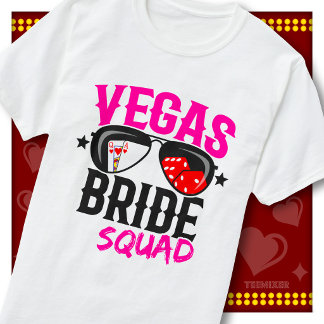Vegas Braut Squad Casino Süße Junggesellinnenparty T-Shirt